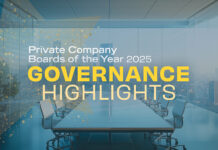 2025 Private Company Boards of the Year Governance Highlights